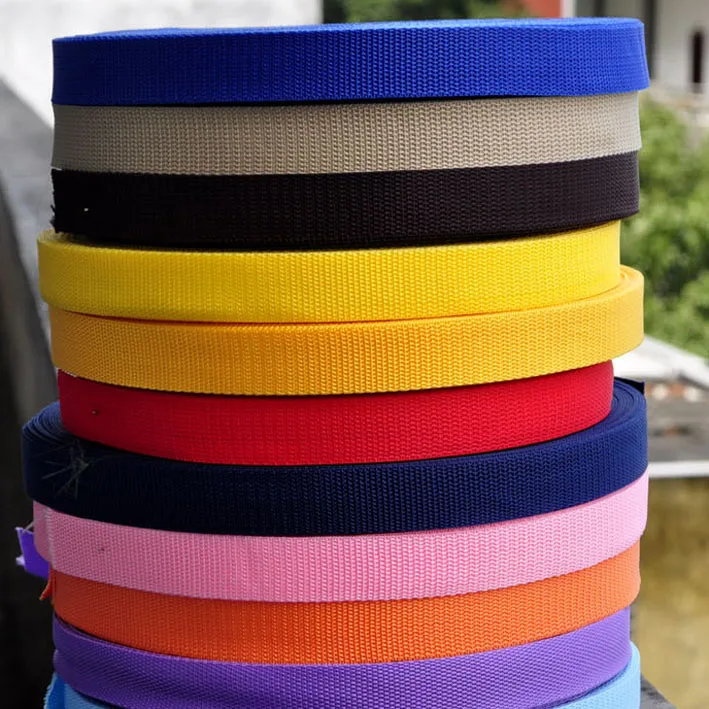 

SICODA 2.5cm 10meters Multi Color polyethylene Ribbon Encrypted Polypropylene Ribbon Nylon tape dog collar Packing binding tape