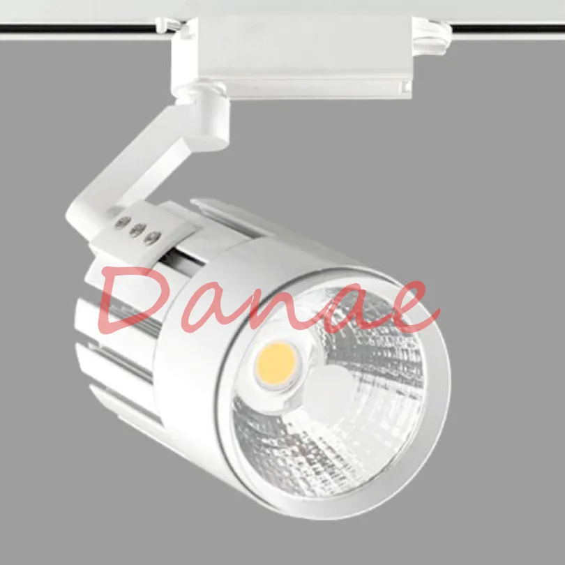 Faixa de Luz o Envio Gratuito de 10 Lote Alta Potência 40 w Cob Led 2 Fios 1 Fase Levou Ferroviário Holofotes Quente Branco Fresco Regulável 110 v 220 Pçs - 2 Alta Potência 40 W COB LED Faixa
