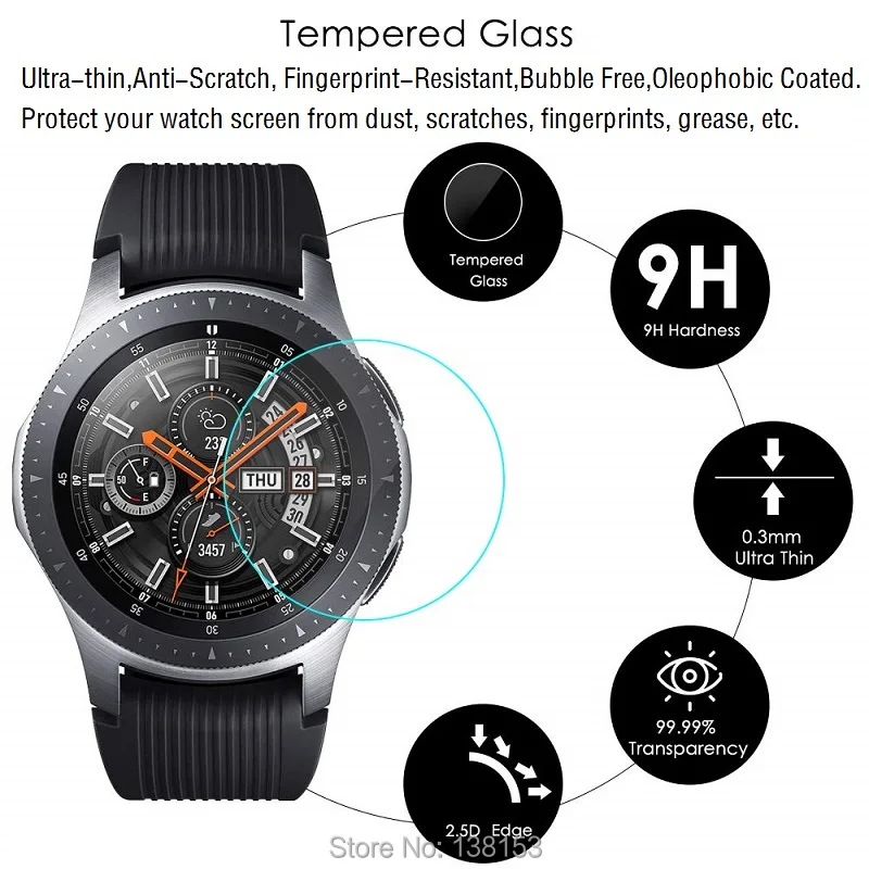 10 шт. закаленное стекло для Garmin Vivoactive 3 trainer d36 мм круглая Защитная пленка экрана