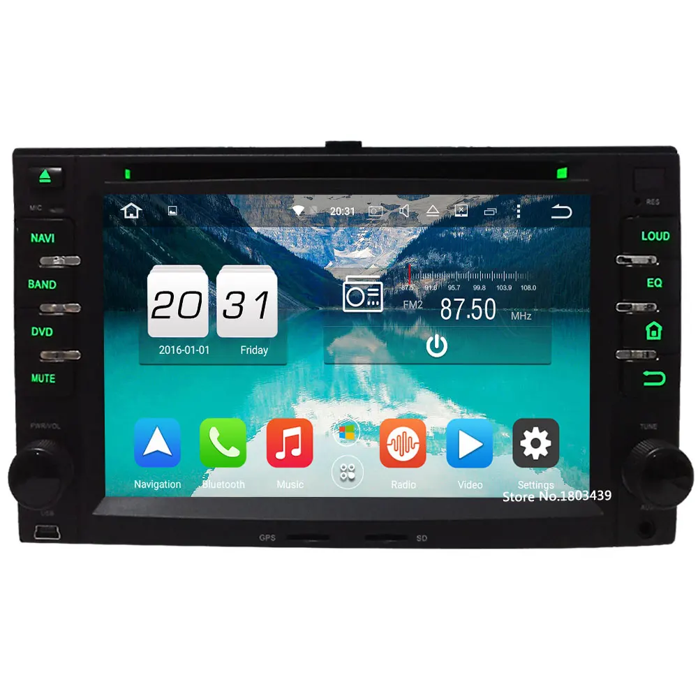 2GB RAM 32GB ROM Octa Core Android 6 4G Car DVD Multimedia Player Radio For Kia
