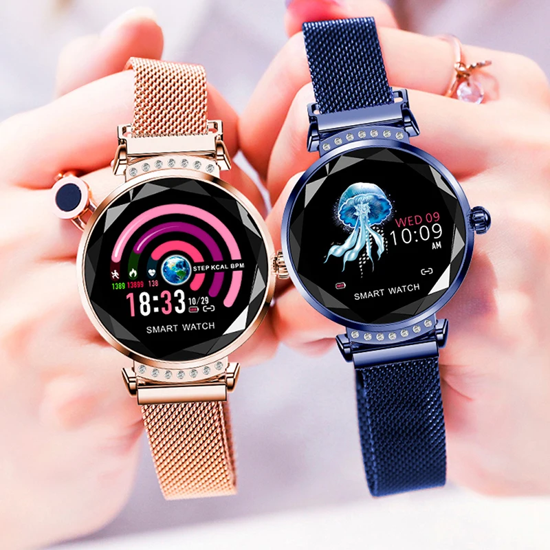 

BANGWEI 2019 New Women Sport Smart Watch Pedometer Fitness Smart Watch Heart Rate Monitor Women Watch Clock For Android IOS+Box