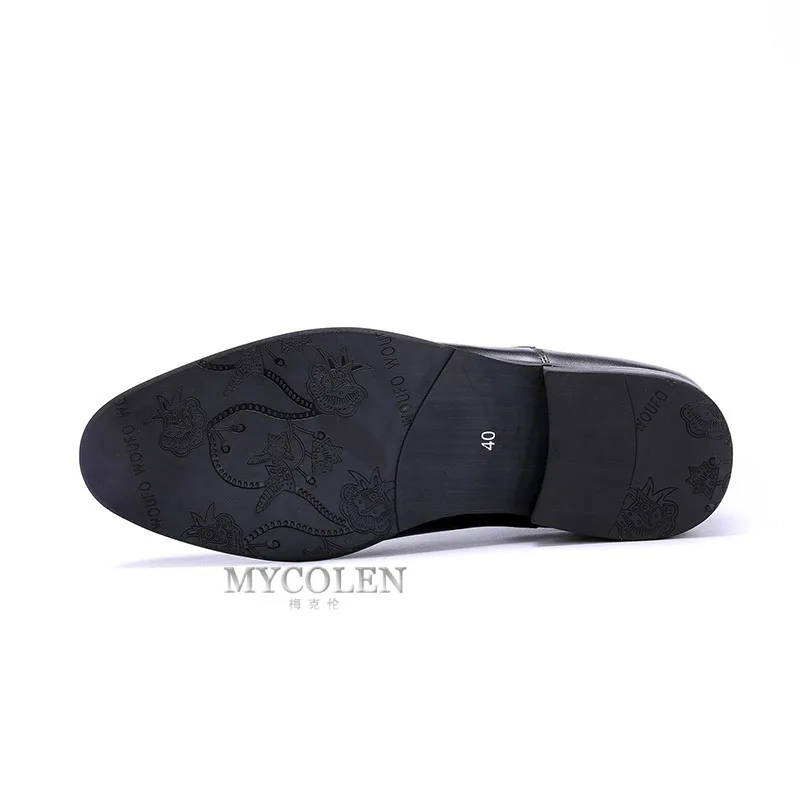 Mycolen бренд Сапоги и ботинки для девочек дышащие слипоны Ботинки Челси Пояса из натуральной кожи мужской одежды Сапоги и ботинки для девочек