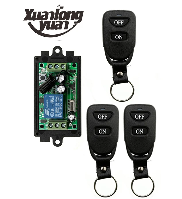 Xuanlongyuan DC12V 1CH 10A пульт дистанционного управления выключатель света реле выход