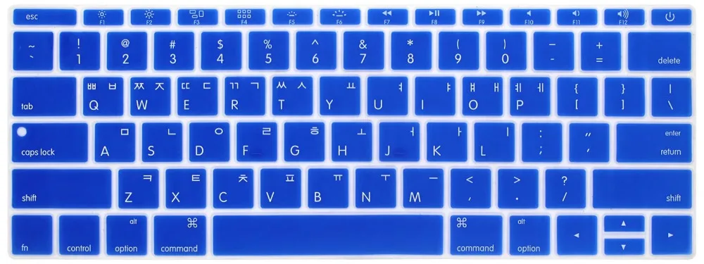 Корейский силиконовый чехол для клавиатуры MacBook New Pro 13 &quotA1708 (версия 2016 без