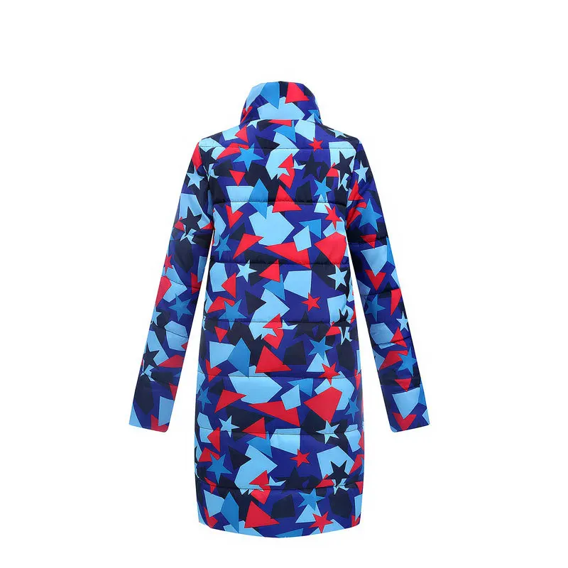 2018 bleu Le Veste De Deodar Hiver Parka Bas Noir Femmes Décontractée Nouveau Inverno Parkas Vers Manteau Ouatée Automne Longue Mode blanc Femelle gFWdF8