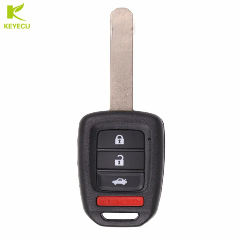 Запасной Новый дистанционный ключ KEYECU 434 МГц с чипом ID47 для 2016 Honda Accord Civic LX FCC