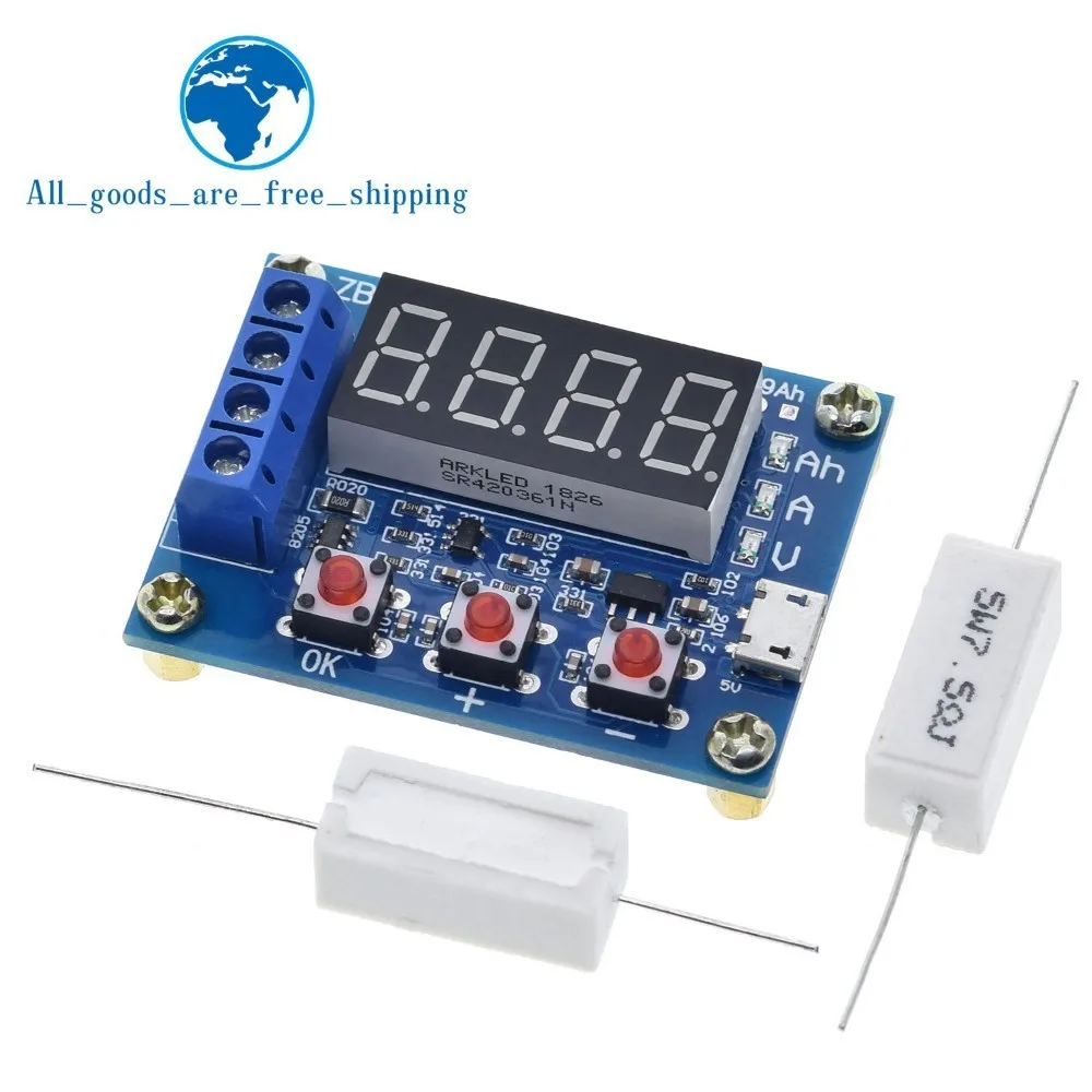 

ZB2L3 Li-ion Lithium Lead-acid Battery Capacity Meter Discharge Tester Analyzer