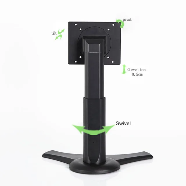 Wearson Tilt Swivel Pivot Height Adjustable LCD Monitor Holder Desk