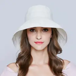 2019 Акция сомбреро Mujer Gorra Hombre японский летние женские шапки хлопок и защита от солнца шляпа свернутыми полями большой Eave пляж Рыбак