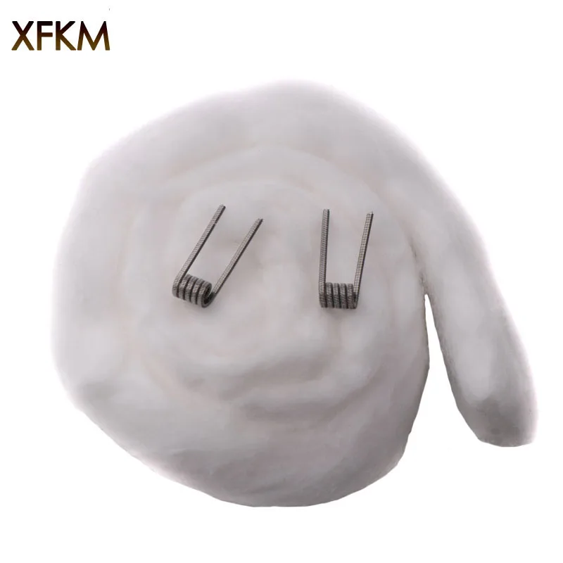 Xfkm фитили хлопок для RDA RBA атомайзер электронная сигарета Сделай Сам вапорайзер