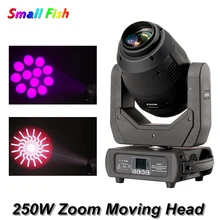New Disco Light 250W Zoom Moving Head Beam Spot Wash Zoom 4IN1 LED Lyre Light DJ Club Party Bar Wedding Stage Moving Head Light 1 pcs lot 7 10w rgbw 4in1 mini moving head led 90w sopt moving head light for dj bar club party wedding decoration