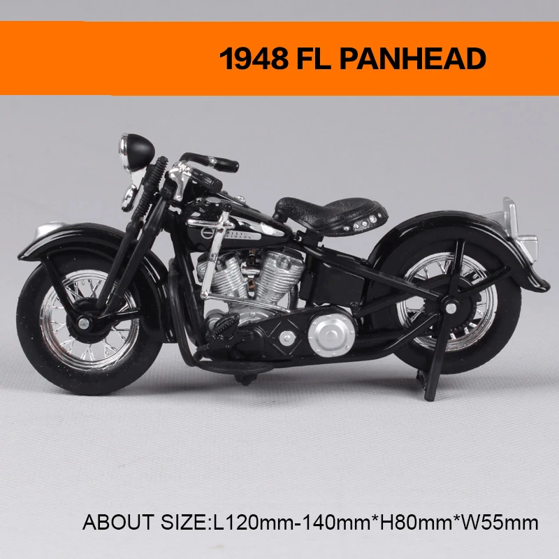 Motorcycle Models 1948 FL PANHEAD 1952 K MODEL Retro motorcycle 118