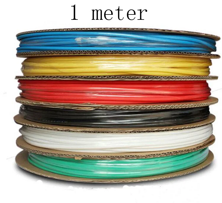 Yuenhoang 1 Meter Heat Shrink Tube Pipe Heatshrink Pipe Sleeving Wrap Cable Diameter 4mm 5mm 8mm Agriculture Drone Protection