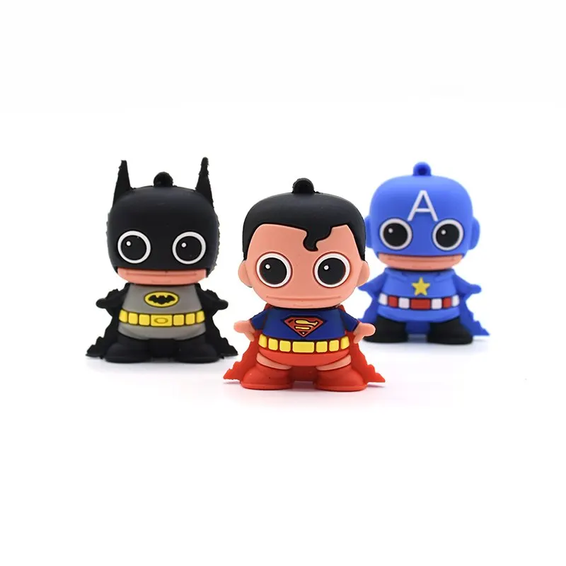 Модный женский флеш накопитель Usb Marvel Бэтмен Капитан Америка Супермен карта