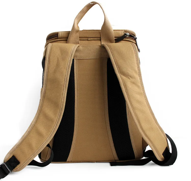 Hot Sale Breathable Cats Carriers Small Dog Outdoor Portable Backpacks Canvas Bag with Transparent Cover Droppshipping (1)