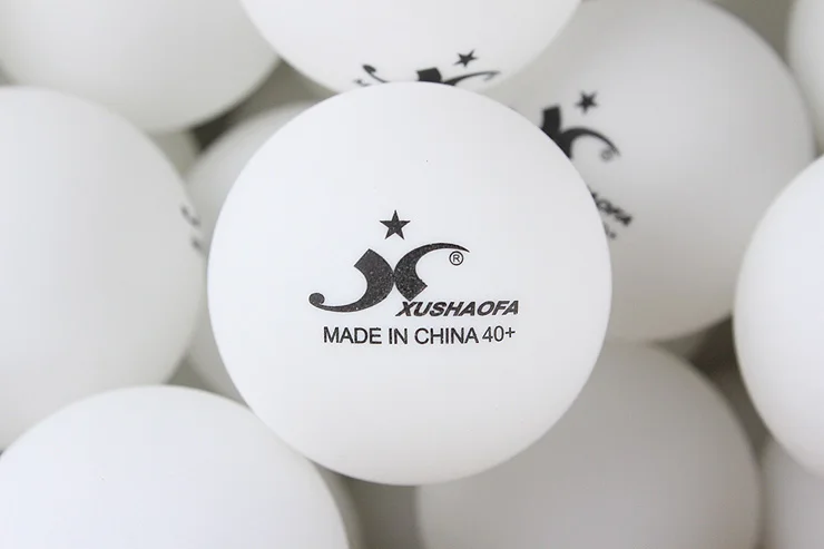 

XUSHAOFA 40+ 1 star New Material Seamless PP BallTable Tennis ball / ping pong ball 6pcs/lot