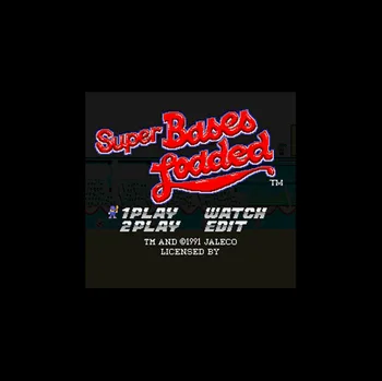 

Super Bases Loaded NTSC Version 16 Bit 46 Pin Big Gray Game Card For USA Game Players