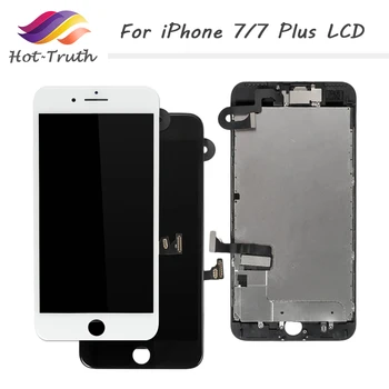 

Hot-Truth 10Pcs/Lot For iPhone 7 Full Set LCD Display For iPhone 7 Plus Touchscreen Pre-assembly Speaker Front Camera Free DHL
