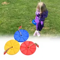 Children Swing Disc Toy Seat Kids Swing Rope Swings Outdoor Playground Hanging Garden Play Entertainment Activity For Adult/Kid 2