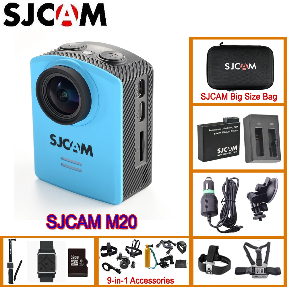 

SJCAM M10 WIFI M20 Sports Action Camera Waterproof sj Cam Video Resolution Full HD 1080P Mini Sports DV 30M Underwater Outdoor