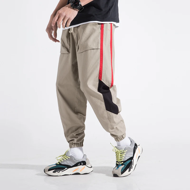 

Spring match color Jogger Pants Men Casual Slim Camo Sweatpants Harem Men Trousers Drop Shipping ABZ220