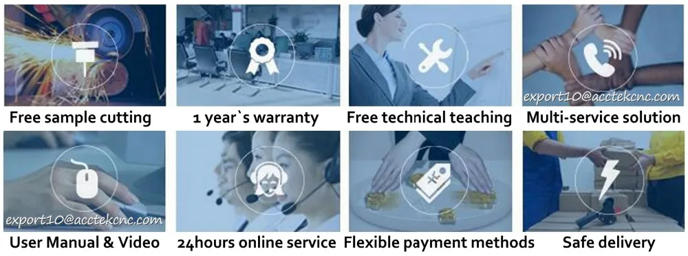 5.Multifunction cnc plasma metal sheet metal pipe cutting machine high speed and low costAfter-service