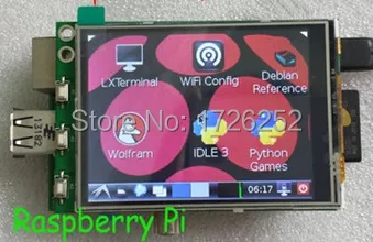 

3.2 inch 26PIN TFT LCD Module with Touch Panel XPT2046 for Raspberry Pi B / B+ 320*240 SPI Interface
