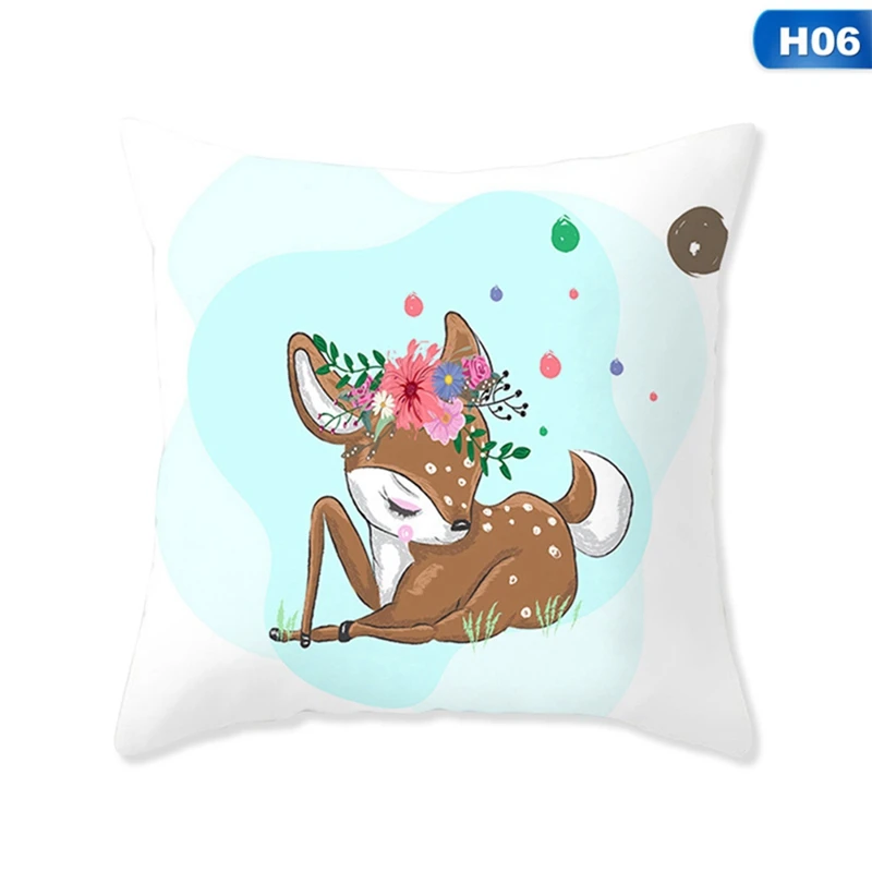 45x45cm Flamingo Unicorn Pillow Case Decorative Pillowcase -Unicorn Fashion HTB12saPigHqK1RjSZFgq6y7JXXaY