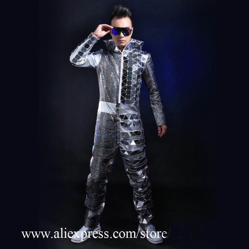 Fashion-Men-Silver-Color-Stage-Ballrooom-Costume-Mirror-Man-Clothing-Party-Christmas-Performance-DJ-Singer-Clothes (2)