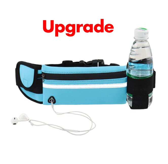  QUESHARK Running Waist Bag Fitness Fanny Packs Mobile Phone Holder Pocket Jogging Sports Camping Hi - 33009215764