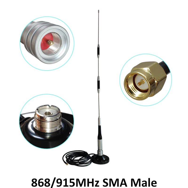 GSM Antenna 868MHz 915mhz antenna 10dbi SMA male connector 868 mhz 915 mhz antena sucker aerial with 3M Extension cable antenne GSM Antenna 868MHz 915mhz antenna 10dbi SMA male connector 868 mhz 915 mhz antena sucker aerial with 3M Extension cable antenne