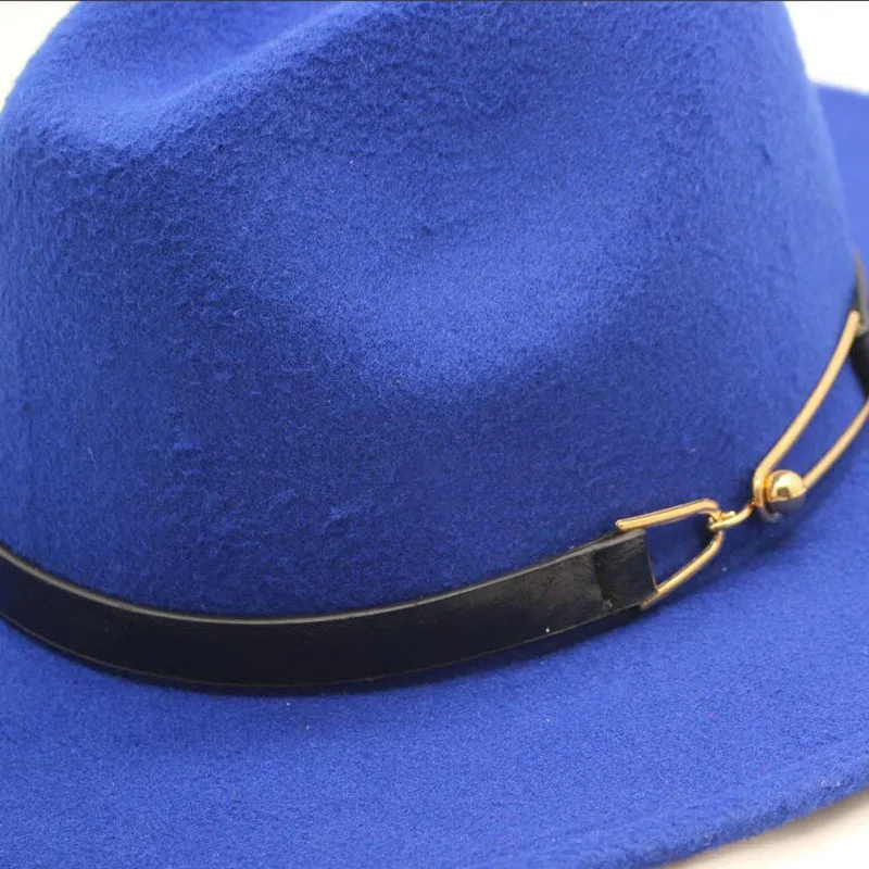 Бренд BING Юань Хао Сюань дамская шляпа Федора шерсть широкий зимний кепки фетр шапки для женщин шляпа элегантный Человек 2018 Защита от солнца