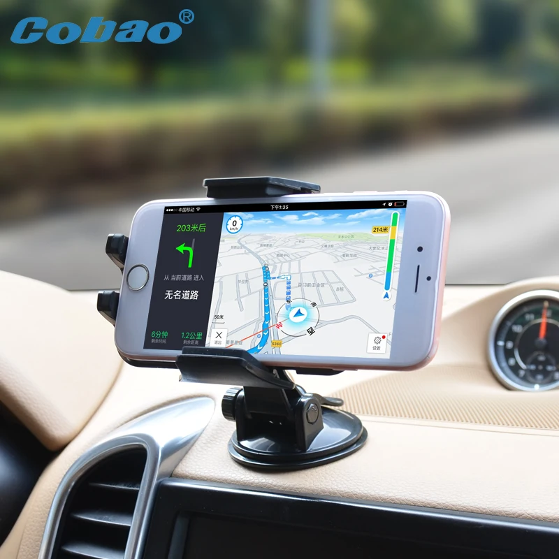 Cobao гибкий держатель сотового телефона для автомобиля 360 градусов Универсальное