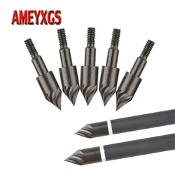 12/24pcs Archery 100grain Target Arrowhead Steel Broadhead Drill Rotation Arrow Head For Bow Arrow Hunting Shooting Accessories 12/24pcs Archery 100grain Target Arrowhead Steel Broadhead Drill Rotation Arrow Head For Bow Arrow Hunting Shooting Accessories