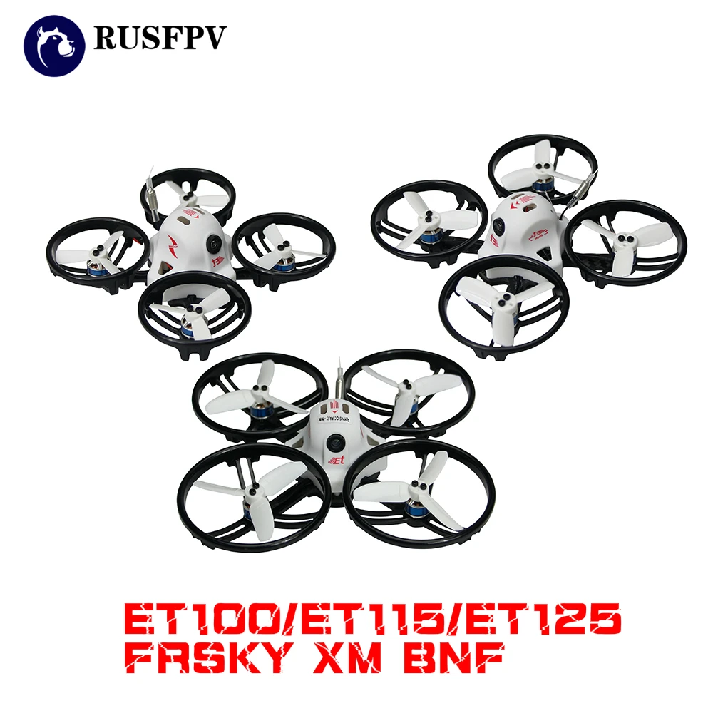 

KINGKONG HKThunder ET Series ET100 ET115 ET125 Micro Brushless FPV Racing Drone 800TVL Camera 16CH 25mW 100mW VTX FRSKY XM BNF