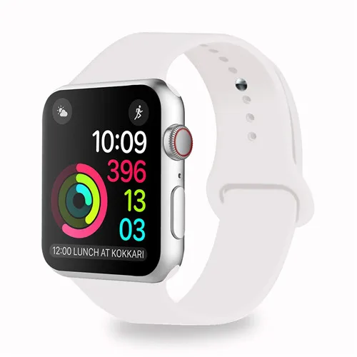 Ремешок для часов apple Watch 5 4 3 band - Цвет ремешка: white