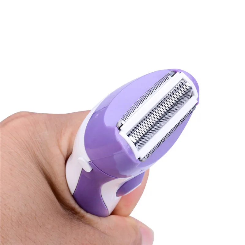 Electric Lady Shaver Epilator Women Hair Remover Washable Cordless Rechargeable Legs Arms Facial Ha