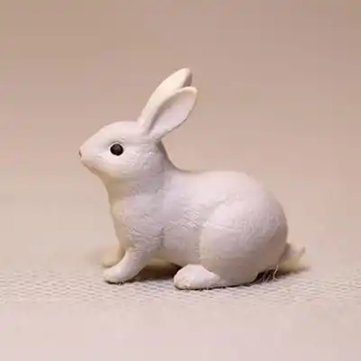 plastic bunny figurines