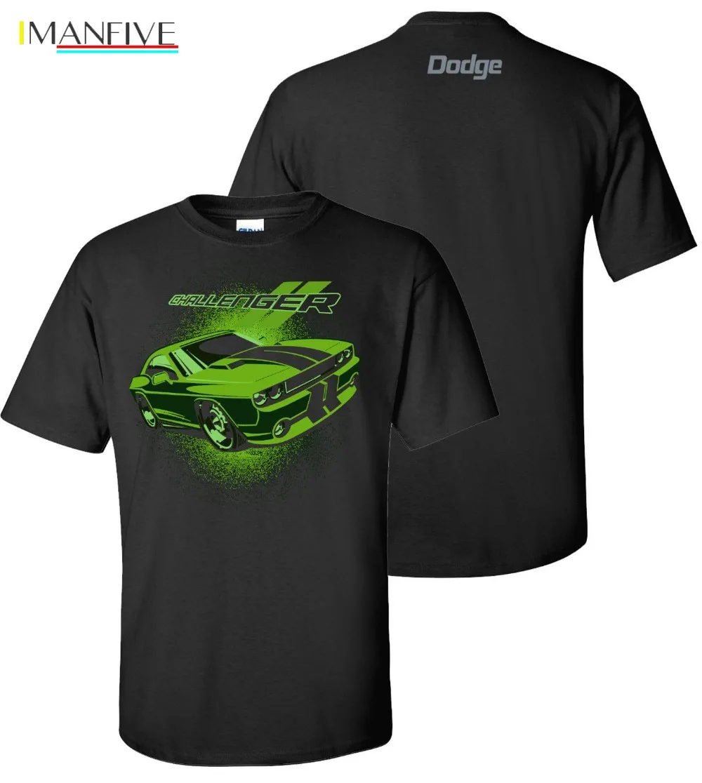 

2019 New Cotton Tee Shirt 2010 Dodge Challenger Chrysler T-Shirt S M L XL NEW with tags JAD-104 Fashion T-shirt