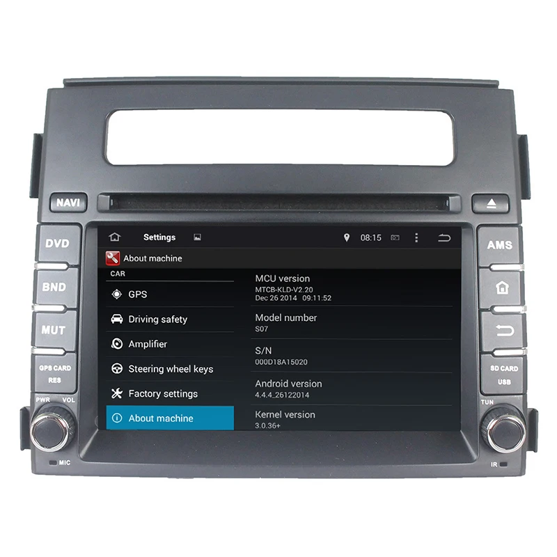 Для 2 DIN емкостный Android 5.1 4 core сенсорный экран Kia Soul 2013 2014 dvd плеер GPS с BT список Ipod Wi Fi