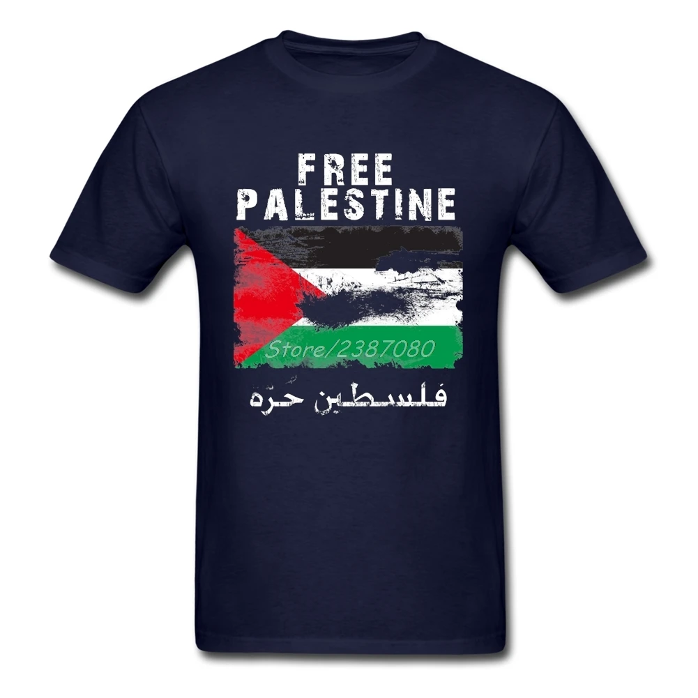 Camiseta Casual Vintage gratis Bandera de Palestina Camiseta de los hombres Camiseta de algodón cuello redondo 3XL camisetas de manga corta para hombres Camiseta Casual Vintage gratis Bandera de Palestina Camiseta de los hombres Camiseta de algodón cuello redondo 3XL camisetas de manga corta para hombres