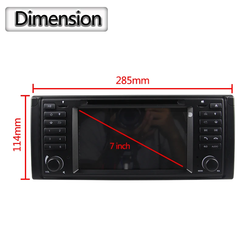 Eunavi 1024*600 сенсорный экран 1 din Android 9 4G 64G Автомобильный dvd-плеер для BMW E39 1996-2003 E53 X5 Мультимедиа Радио стерео DSP wifi