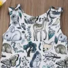 2022 Children Summer Clothing Newborn Infant Baby Girl Boy Sleeveless Romper Animals Print Jumpsuit One-Piece Overall Outfit ► Photo 2/5