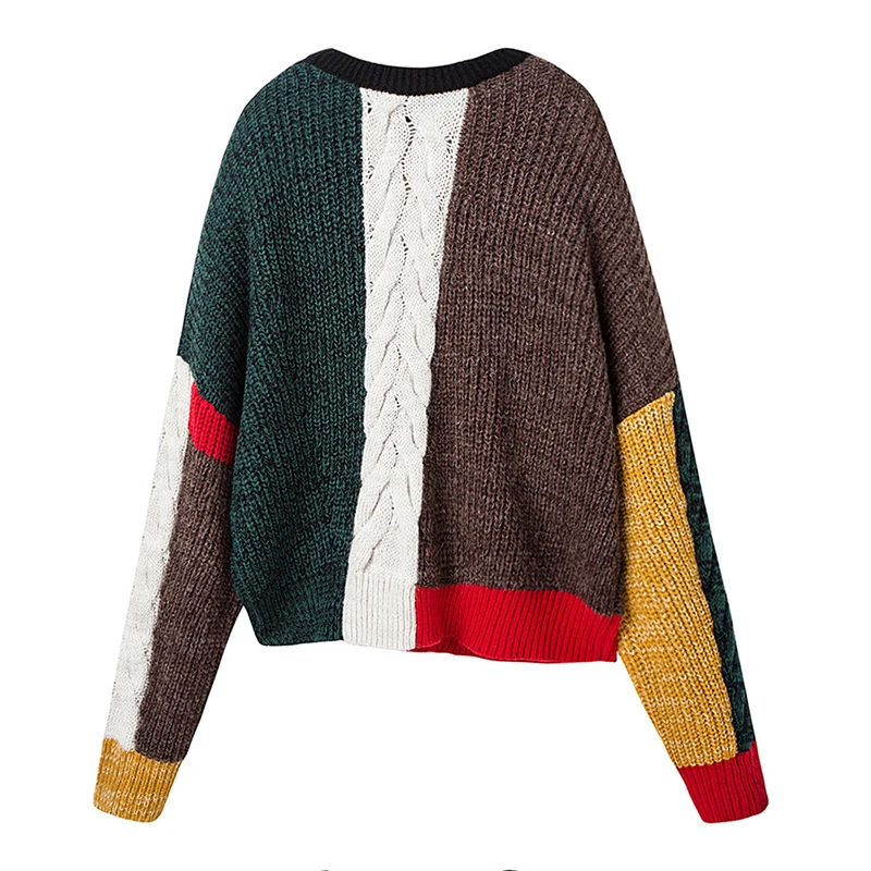 GRUIICEEN Новое поступление свитер с рукавом летучая мышь женский зимний модный брендовый дизайнерский пуловер с круглым вырезом джемпер SG-0819119
