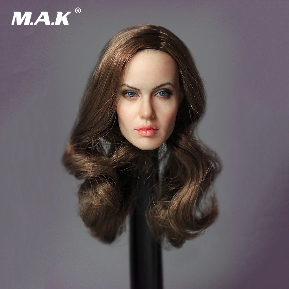 

1/6 LG04 Angelina Jolie Head Sculpt Model for 12 inches Female Action Figure Body