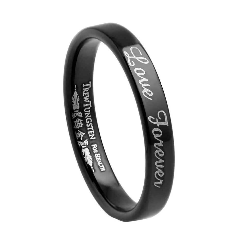 

Width 3mm complete ranges US Size 4/4.5/5/5.5/6/6.5/7/7.5/8/8.5/9/9.5/10/10.5/11/12 black ring Tungsten Wedding Band /TURI0018BL