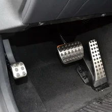 Педаль из нержавеющей стали для Mercedes Benz C E S GLK SLK CLS SL-Class W203 W204 W211 W212 W210 W205, тормоз акселератора, подножка Педаль из нержавеющей стали для Mercedes Benz C E S GLK SLK CLS SL-Class W203 W204 W211 W212 W210 W205, тормоз акселератора, подножка