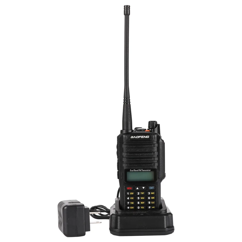 2 шт. 5 Вт Baofeng UV-9R IP67 влагонепроницаемые Walkie Talkie Двухдиапазонная VHF/UHF Система шумоподавления CTCSS цифровая система передачи DCS портативная