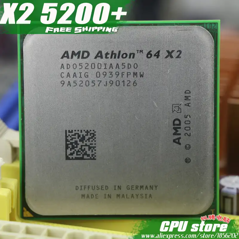 Amd Athlon 64 X2 50 Cpu Processor 2 7ghz 1m 1000ghz Socket Am2 Working 100 Free Shipping 940 Pin Sell X2 5400 5000 940 Pin Athlon 64 X2amd Athlon 64 X2 Aliexpress