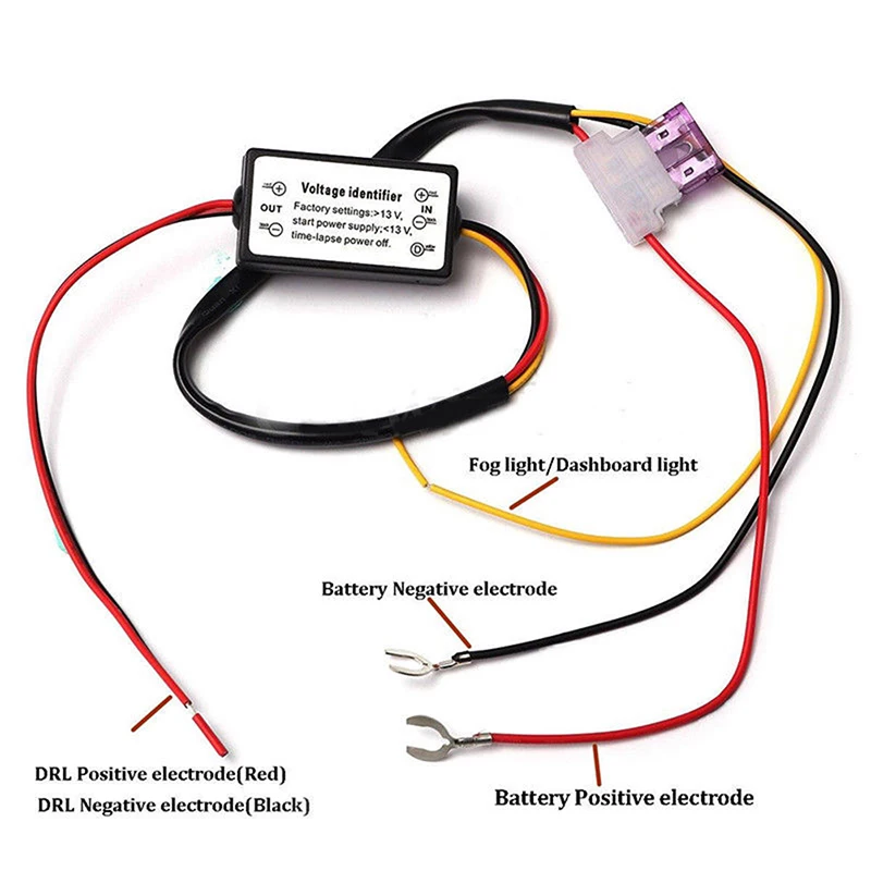 

HOT Automatic ON/OFF Controller Module DRL Relay Kits Car LED Daytime Running Light